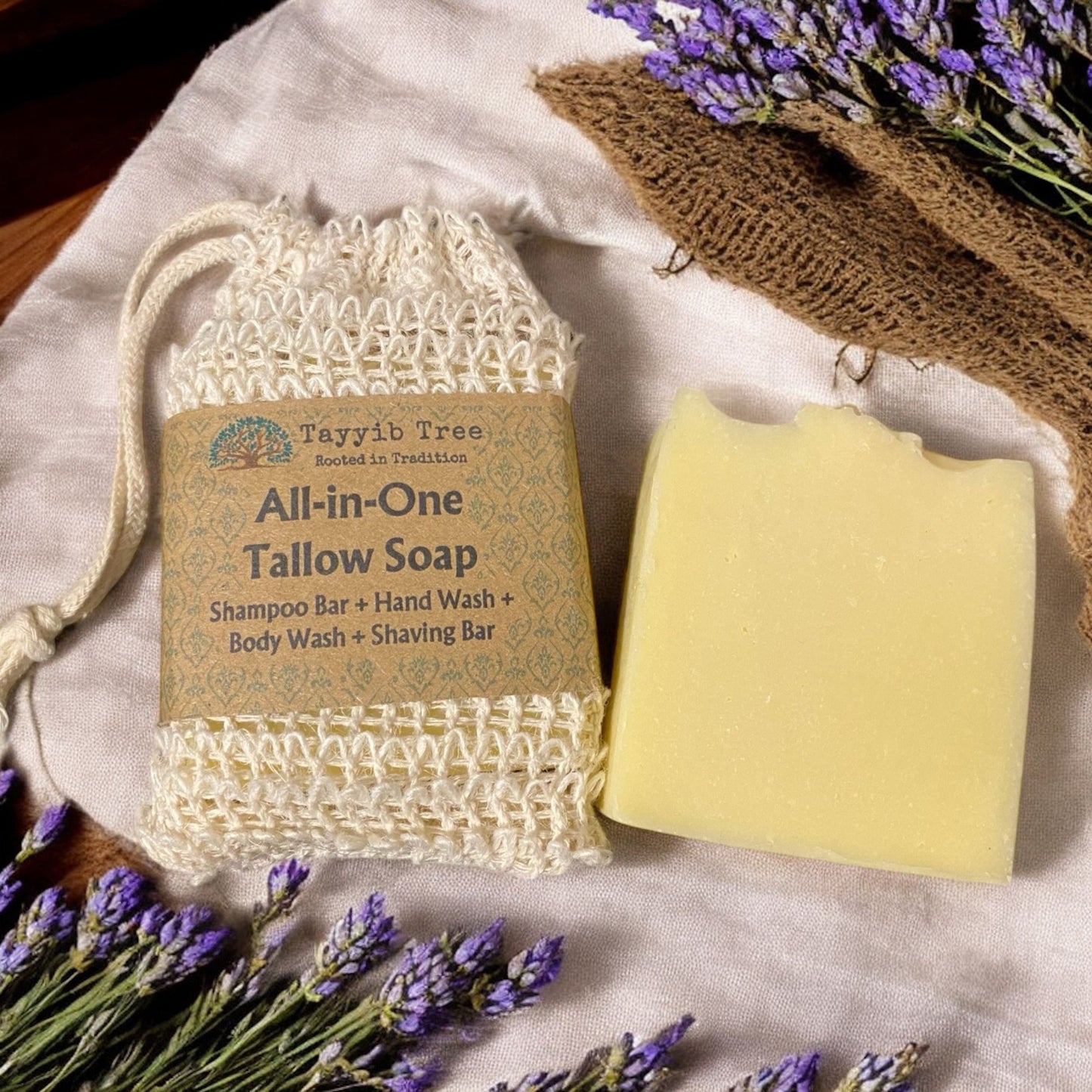 Tallow Soap - All-in-One Body, Shampoo & Face Bar