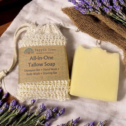 Tallow Soap - All-in-One Body, Shampoo & Face Bar