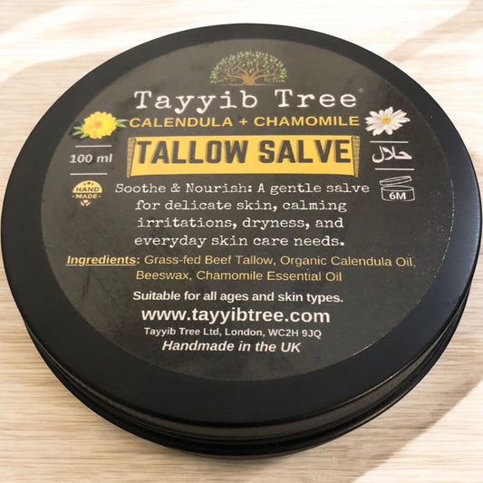 Handmade Tallow Salve With Calendula and Chamomile