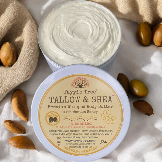 Tallow & Organic Shea Body Butter with Manuka Honey