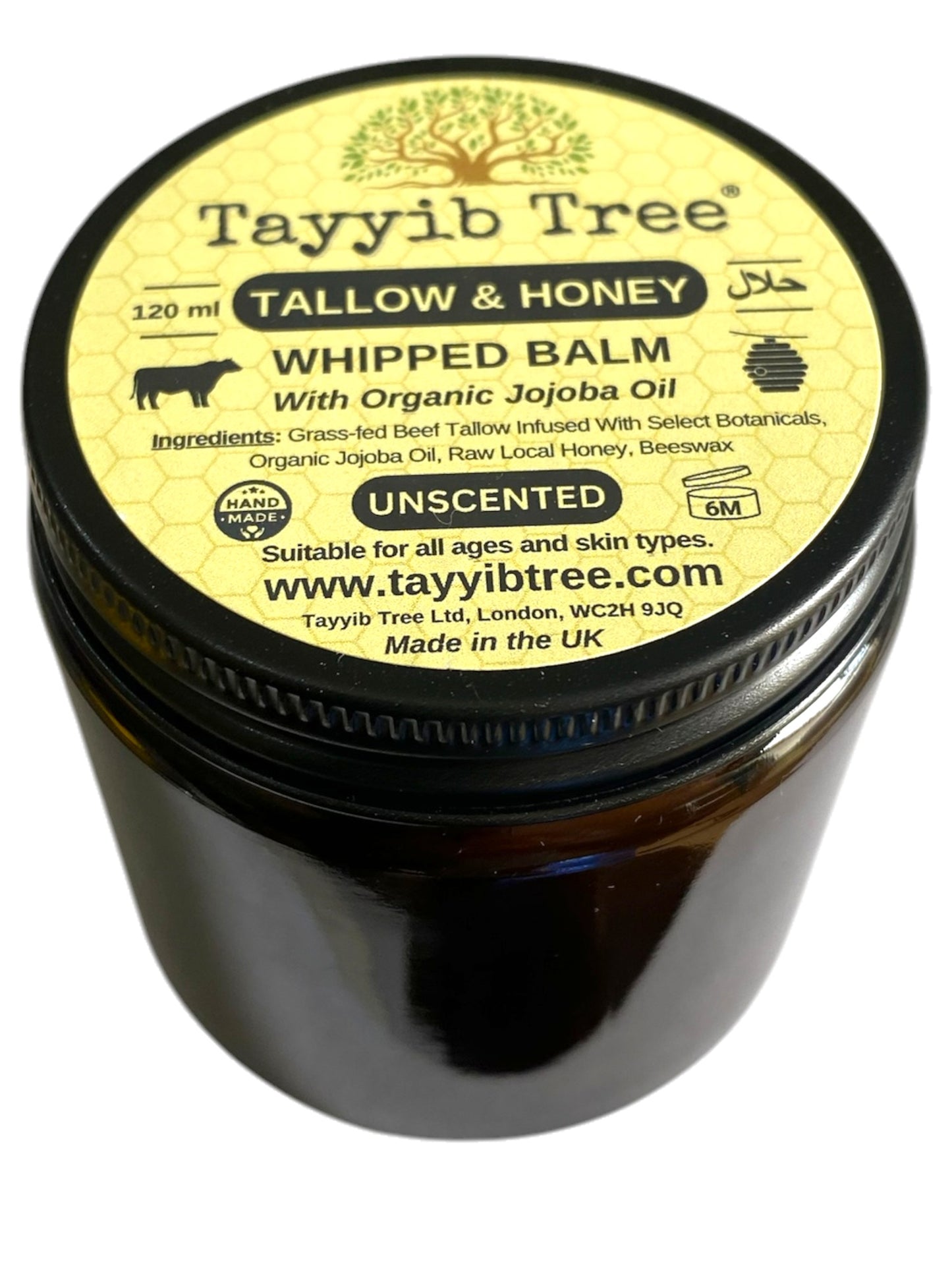 Tallow & Honey Whipped Balm - Handmade in UK, Halal
