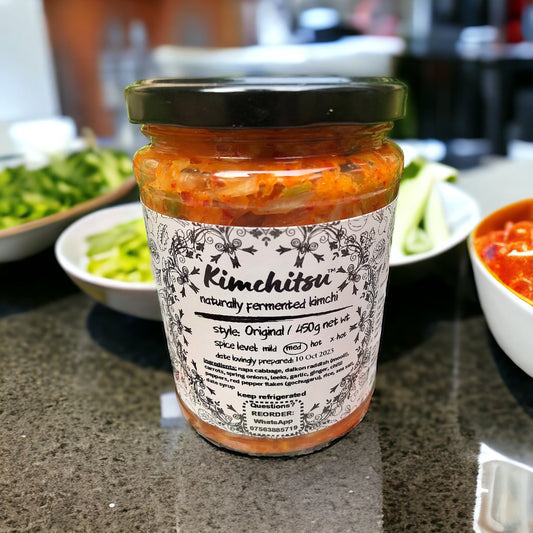 Handcrafted Raw Probiotic Kimchi - Kimchitsu - 500ml