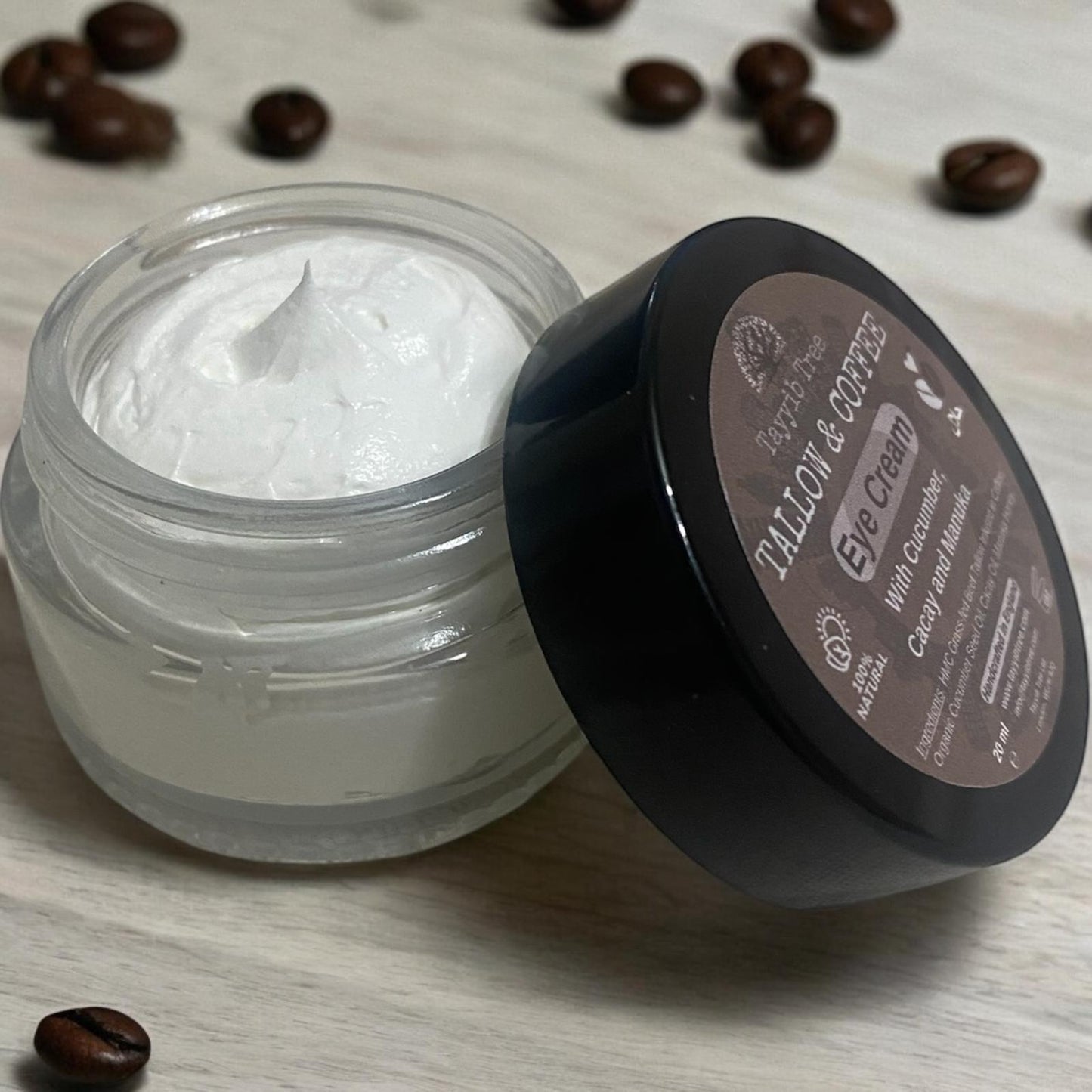 Coffee and Tallow Non-toxic Eye Cream