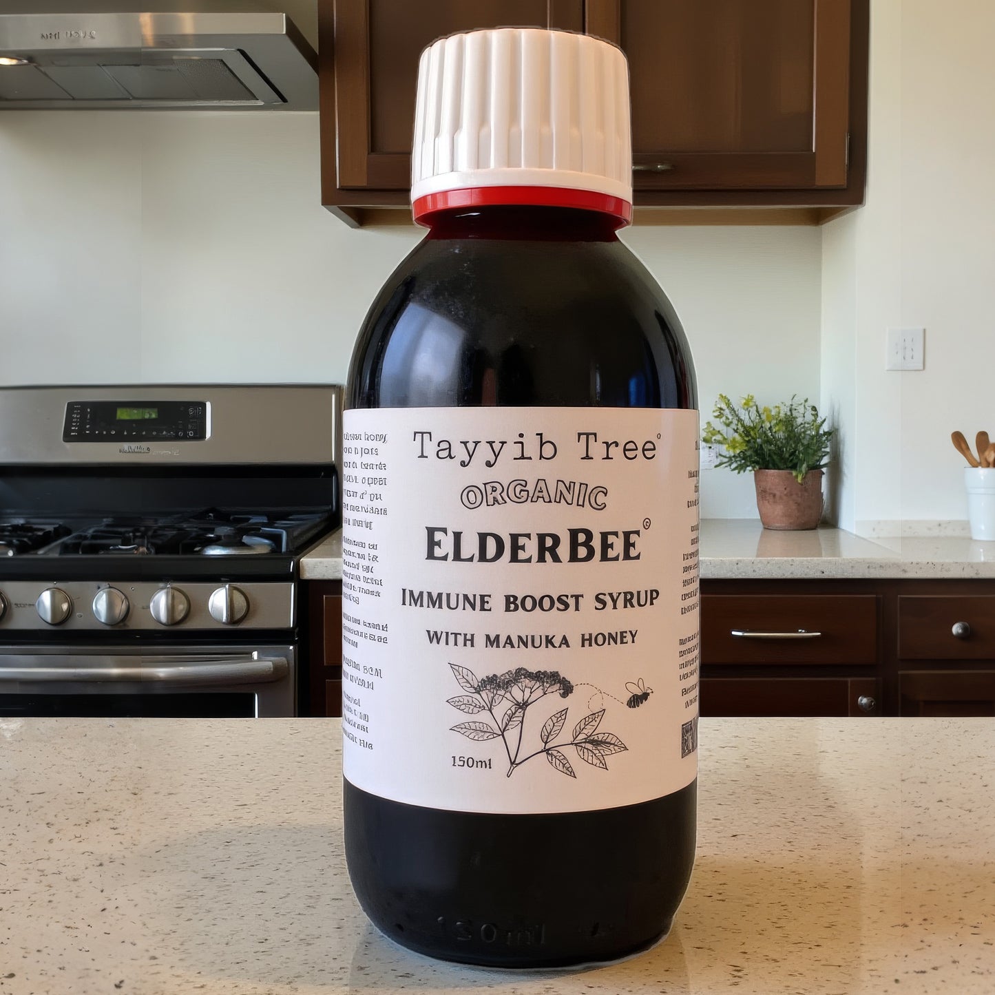 Organic Elderberry Syrup With Black Seed and Manuka Honey - 150ml