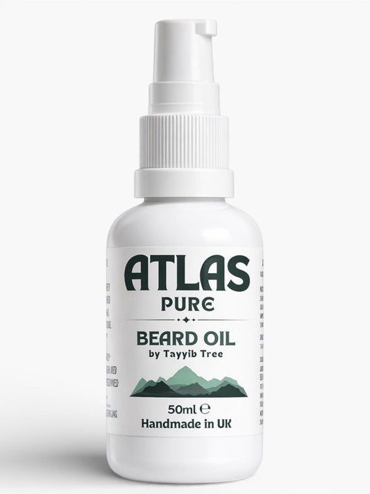 Atlas Pure Beard Oil – Fragrance-Free Premium Beard & Skin Conditioner by Tayyib Tree (50ml)