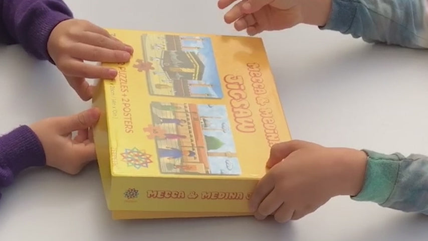 Screen free toys: Mecca and Medina Puzzle Set – Tayyib Tree