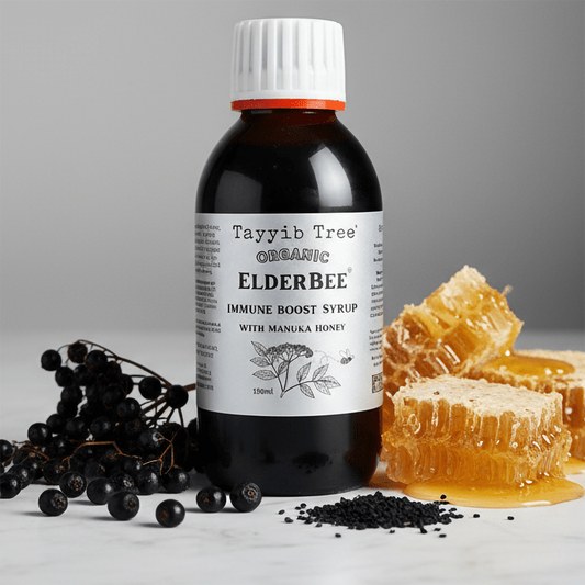 Organic Elderberry Syrup With Black Seed and Manuka Honey - 150ml